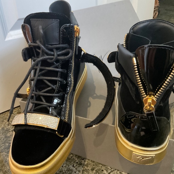 Giuseppe Zanotti Swarovski Crystal Straps Sneakers - Picture 5 of 7